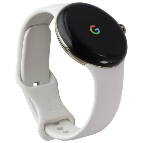 Google Pixel Watch (1st Gen) Smartwatch (GQF4C) Wi-Fi - Gold Case/White Band