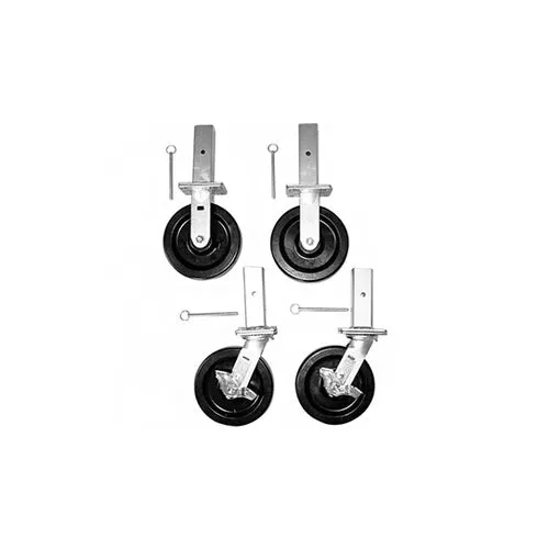 Groves GLCK-8 Caster Kit For GLC-4878 Glass Cart, rack, shop carts, windshield racks.