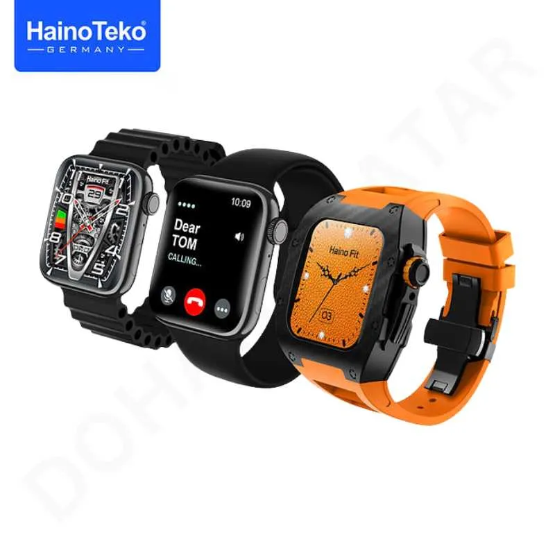 HainoTeko Richard M10 Fully Protective 3 Pairs Strap Smartwatch