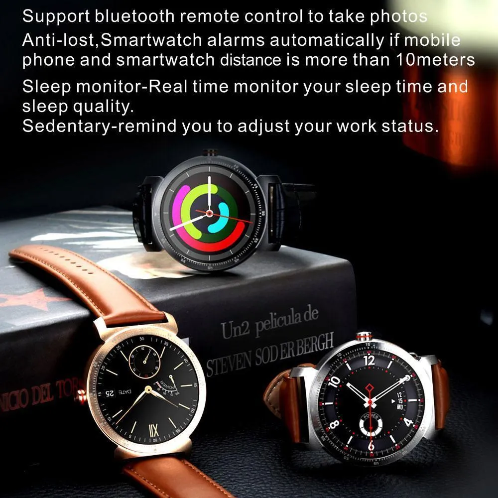 HD Smartwatch Display Heart Rate Monitor Pedometer Fitness Tracker For Android IPhone