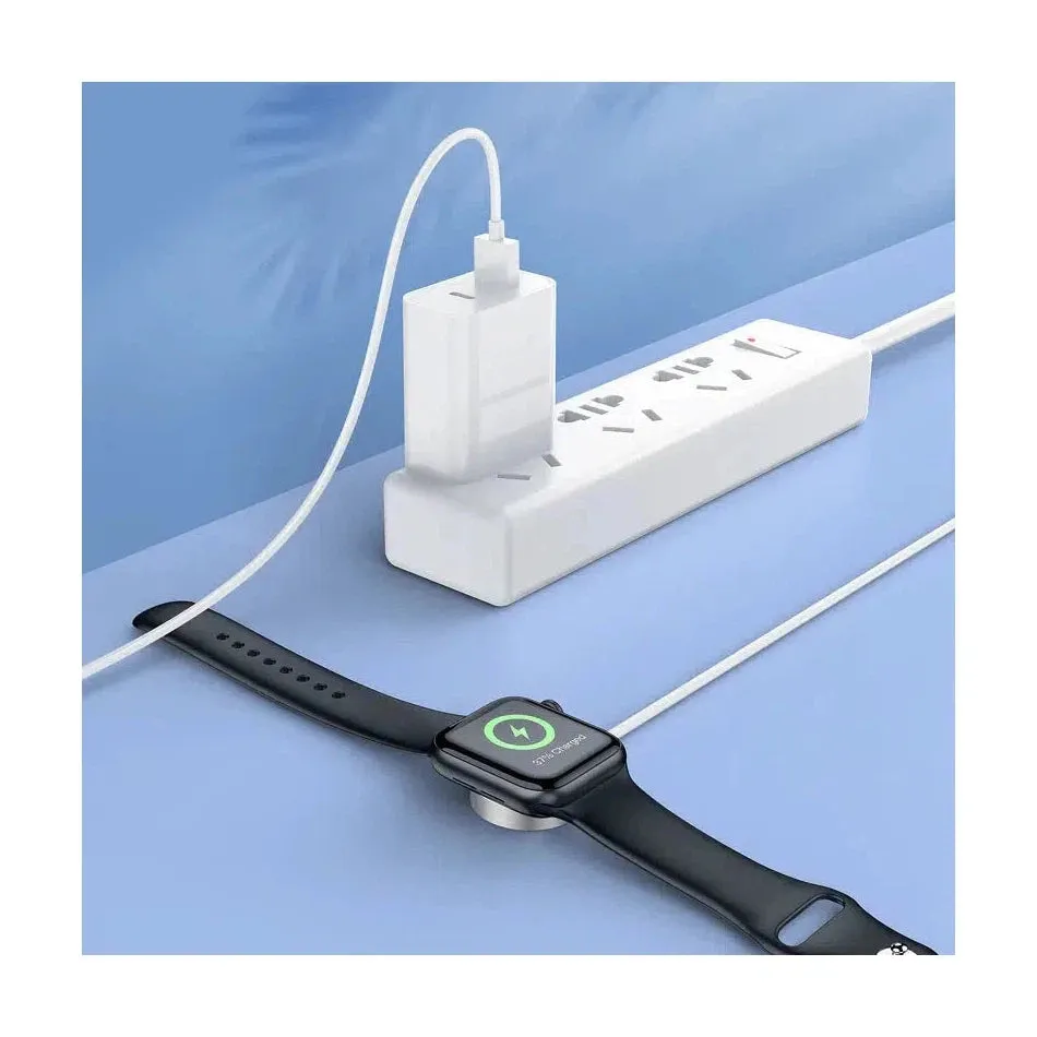 Hoco CW39 Fast USB-A Plug Wireless charger for Apple Watch - White