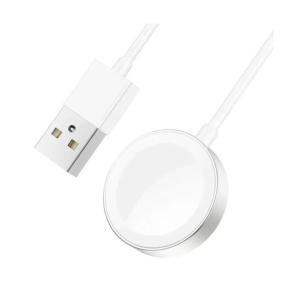 Hoco CW39 Fast USB-A Plug Wireless charger for Apple Watch - White