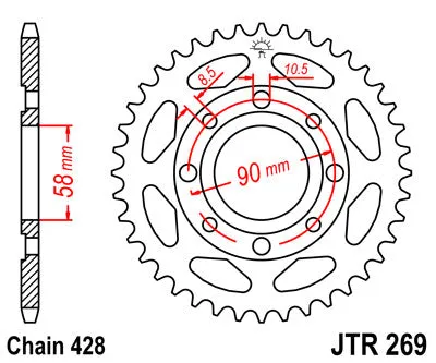 Honda CT200 Auto AG Rear Sprocket