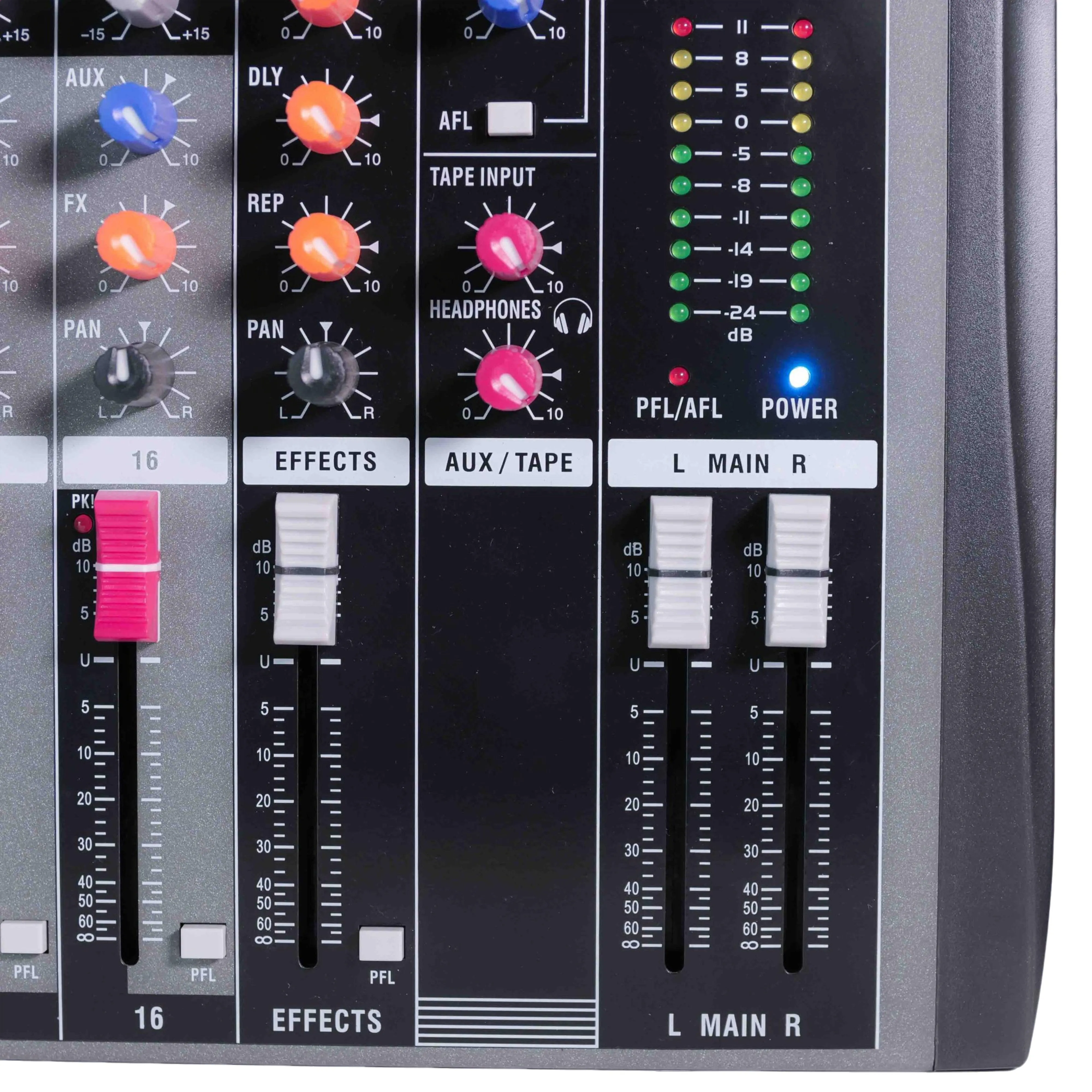 Hridz 16 Channels Audio Sound Mixer Mixing DJ Console USB with 48V Phantom Power