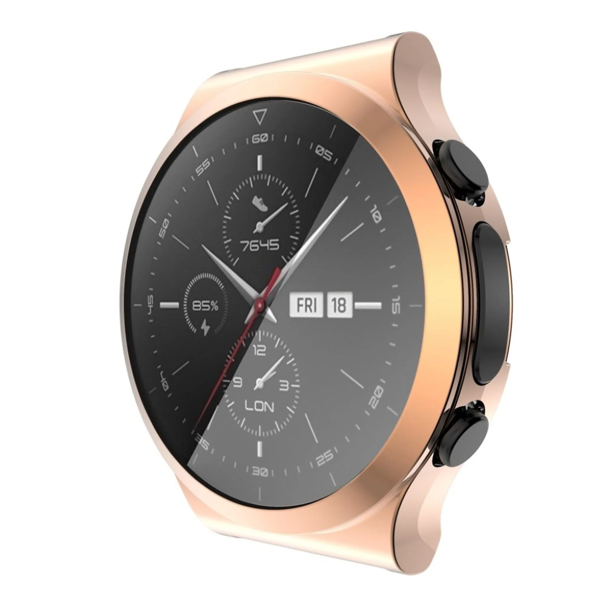 Huawei Watch GT 2 Pro simple and shiny cover - Rose Gold