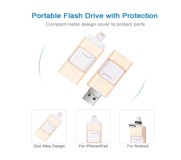 iFLASH™ -  USB Drive for iPhone, iPad & Android [New Tech 2020]