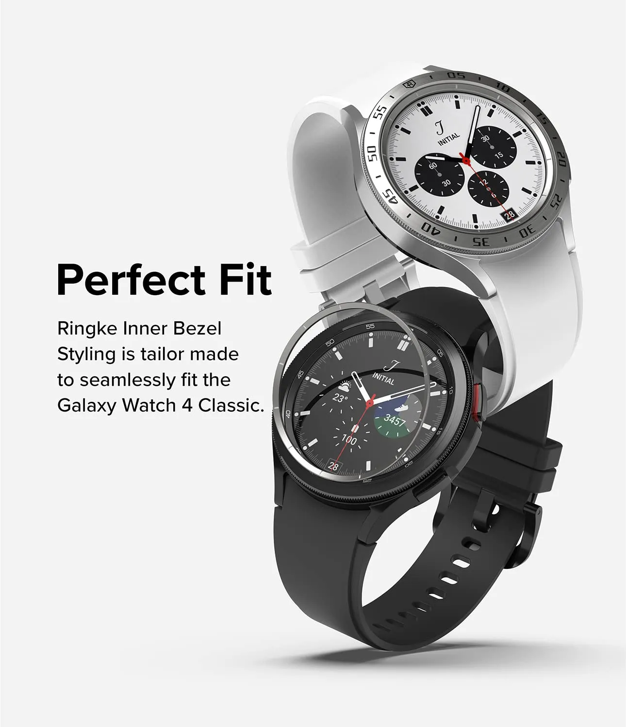 Inner Bezel Styling Galaxy Watch 4 Classic 42mm [Stainless Steel]  -  Silver 42-IN-03