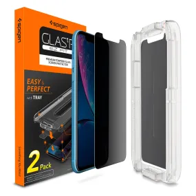 iPhone XR Screen Protector EZ FIT GLAS.tR Privacy