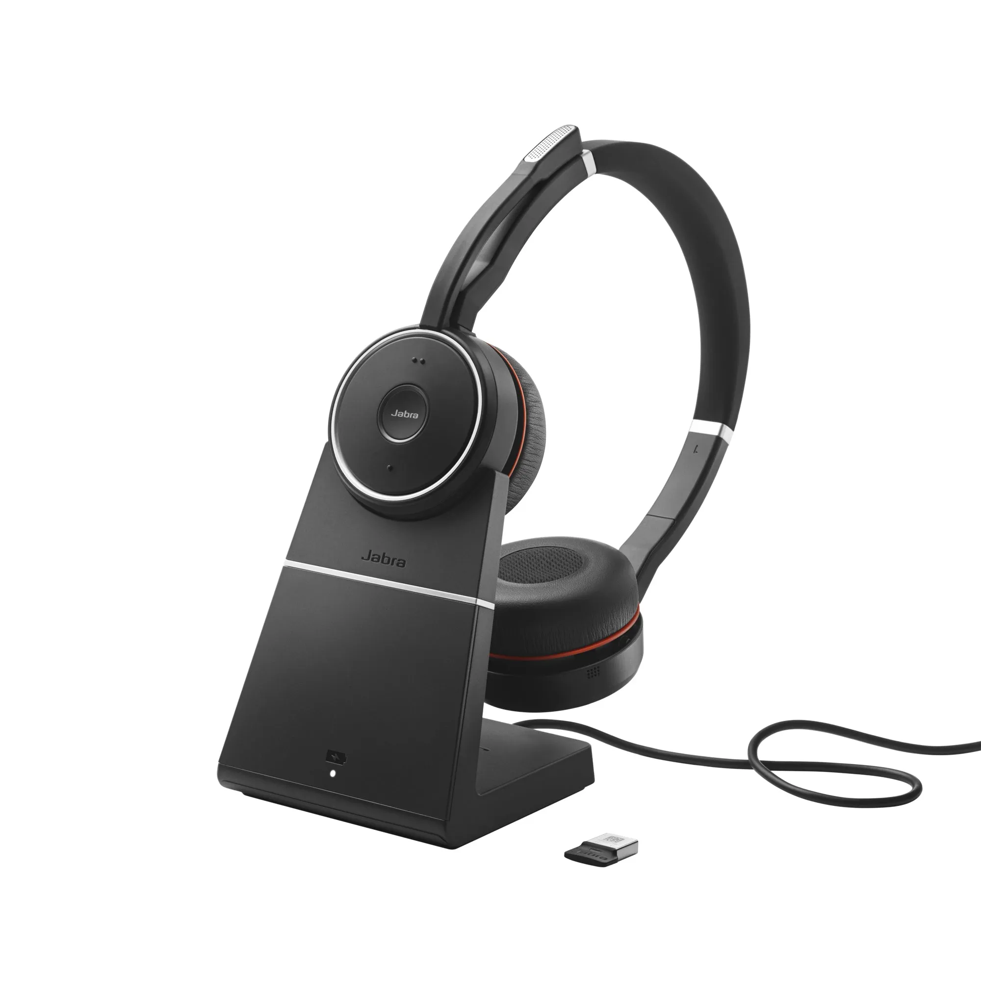 Jabra Evolve 75 Se Ms Stereo - Headset - On-Ear - Bluetooth - Wireless - Active Noise Cancelling - Usb - With Charging S