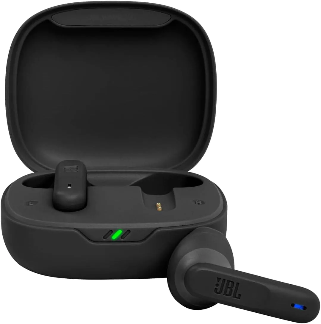 JBL Wave 300 TWS True Wireless In-Ear Bluetooth Headphones in Charging Case - Wireless Earbuds with Integrated Microphone, 26 hours of Playback, in Black