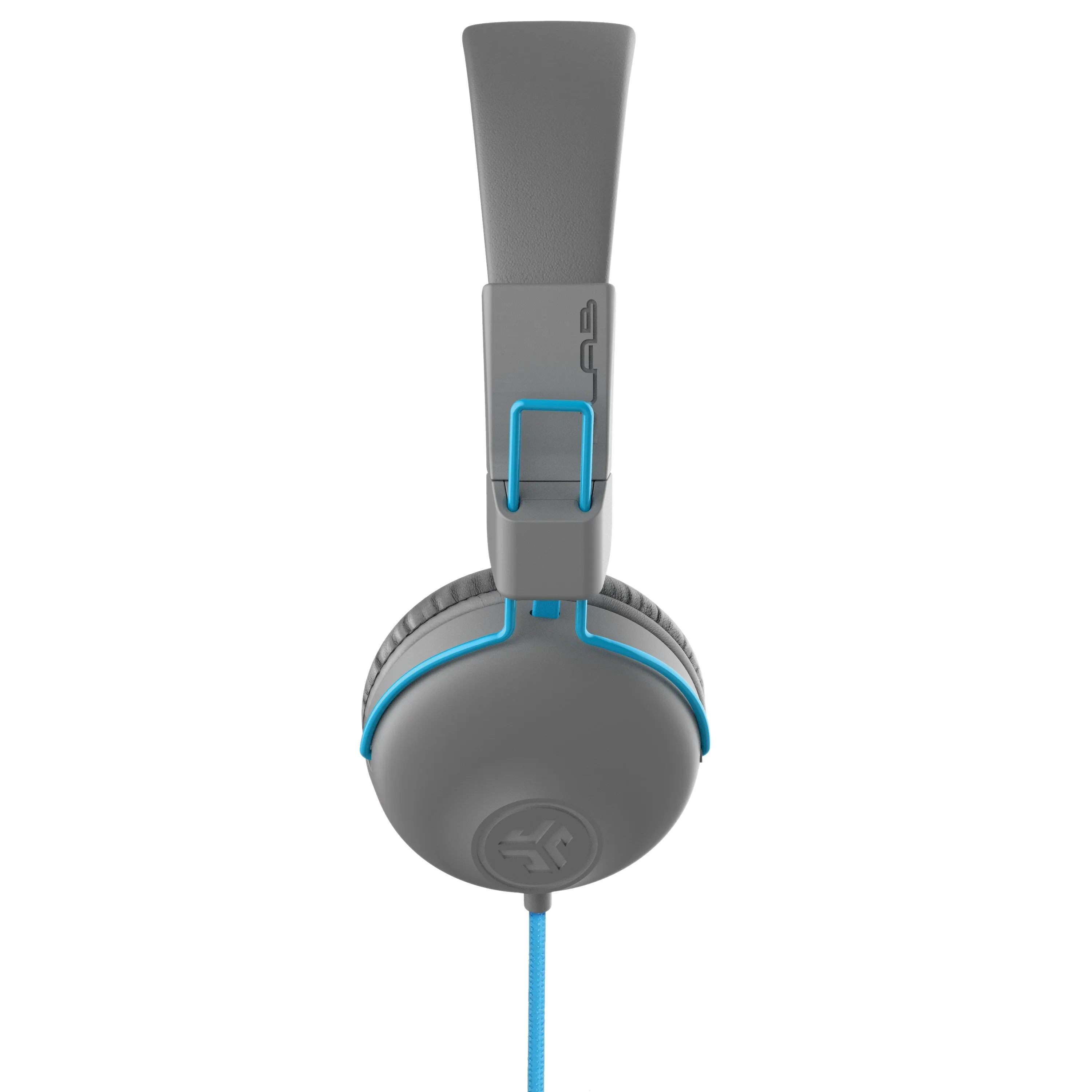 JLab Studio On-Ear Wired Headphones Graphite/Blue