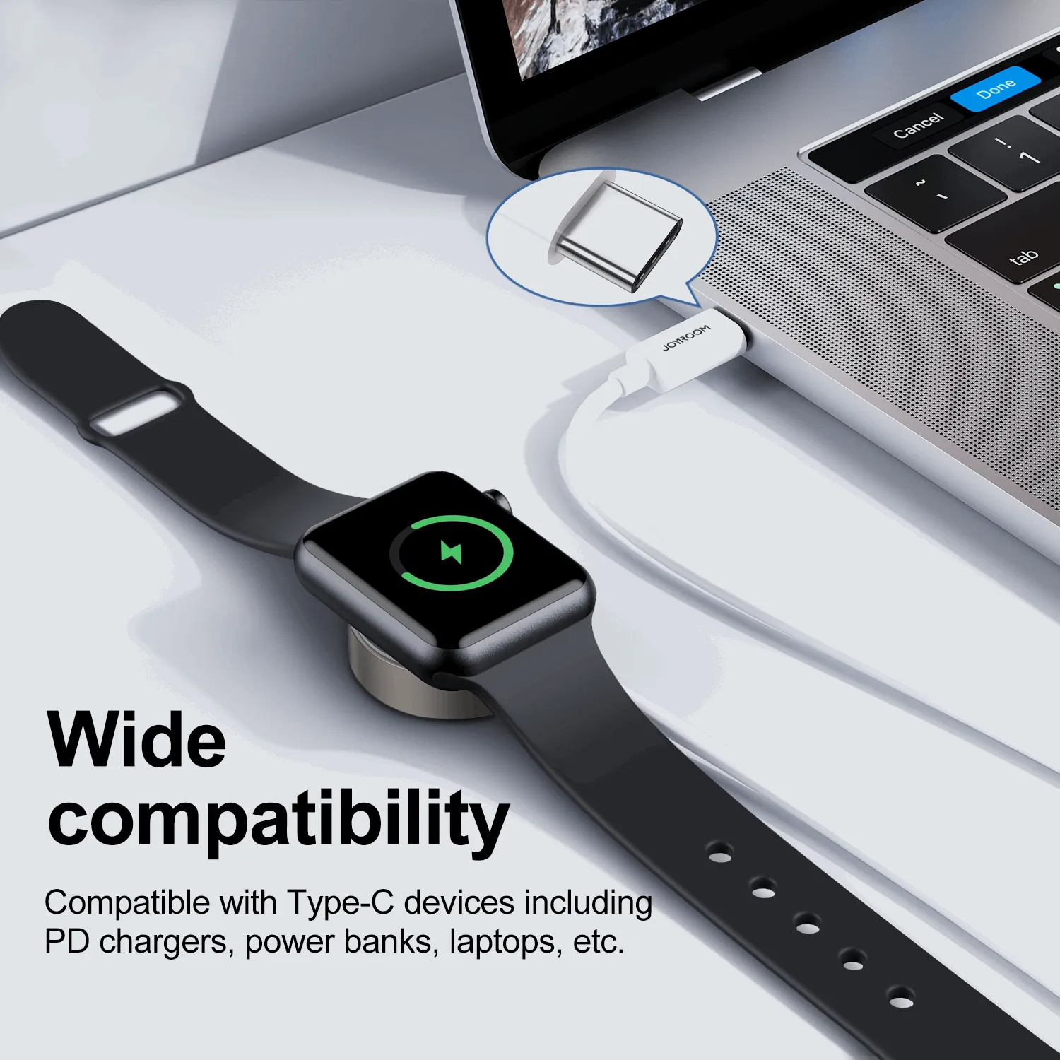 Joyroom S-IW004 | 2.5W Smart Watch Magnetic Charging Cable | Type-C Input