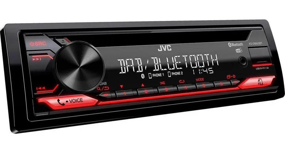 JVC KD-DB622BTT9 autoradio met DAB en  CD-speler