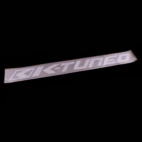 K-Tuned Windshield Banner - 3M Die Cut - 28" Wide - Blue - KTD-WSB-B28