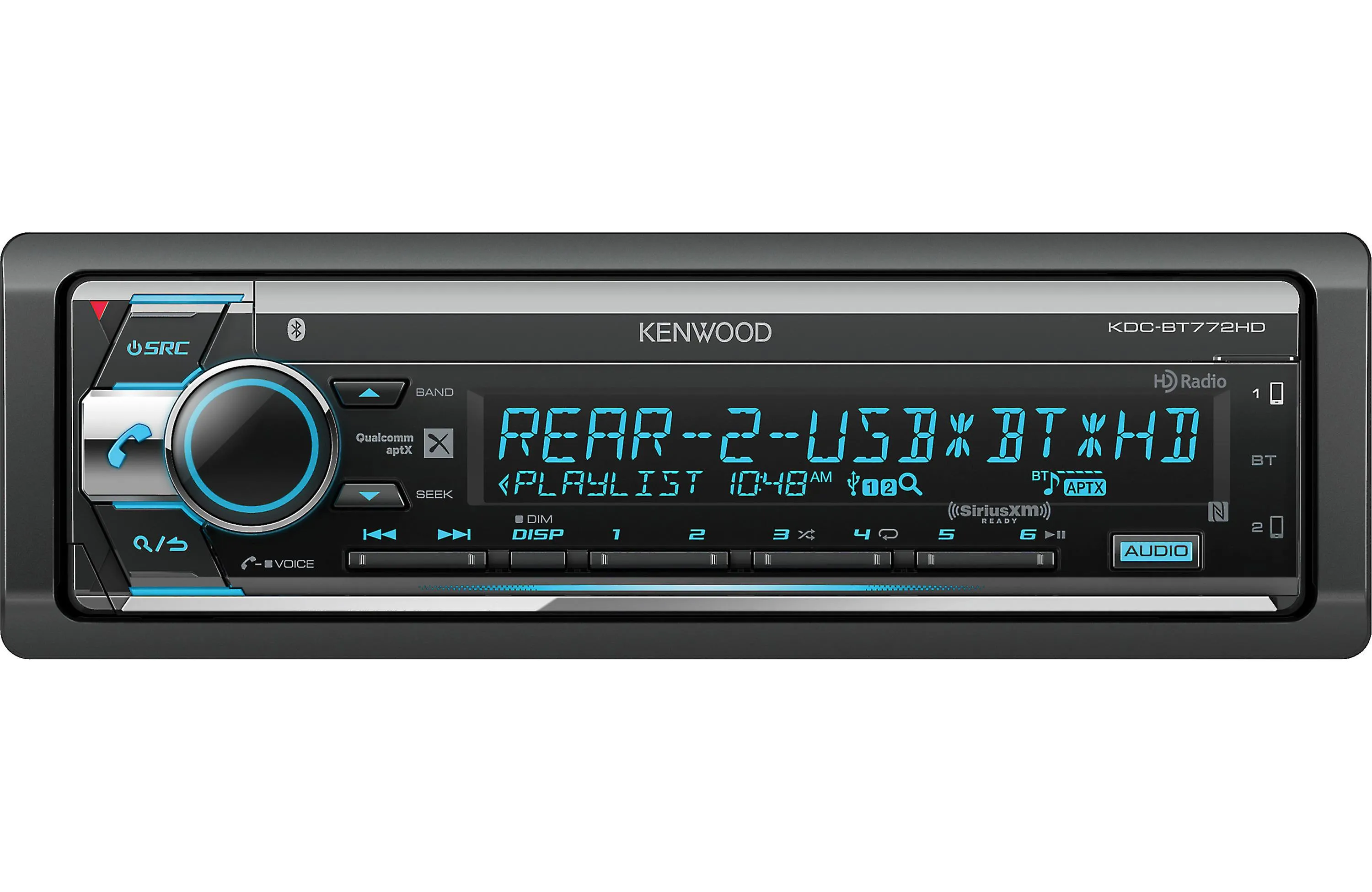 Kenwood KDC-BT772HD CD Receiver with Bluetooth