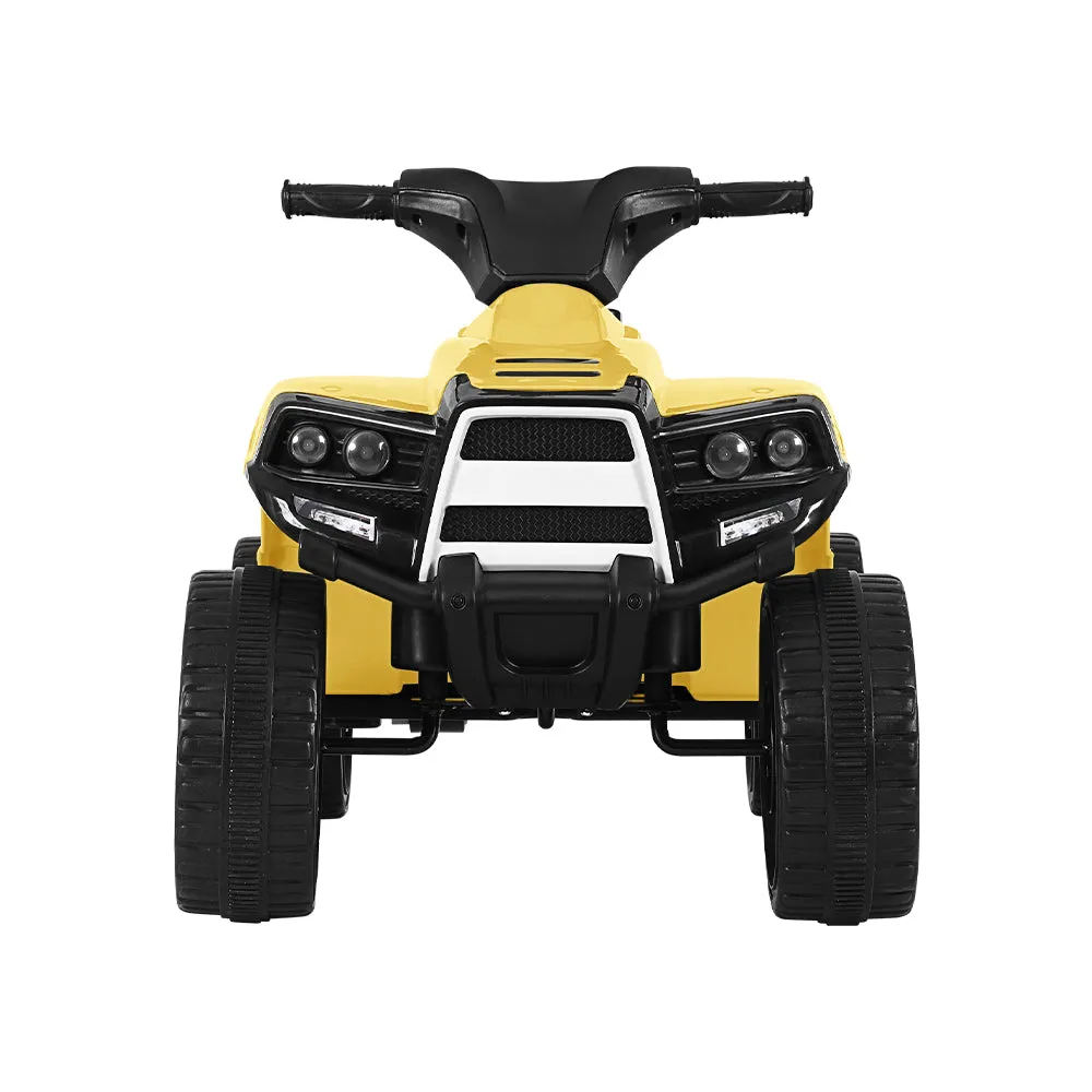 Keyless Start Kids Ride On ATV Quad Motorbike - Yellow Rigo