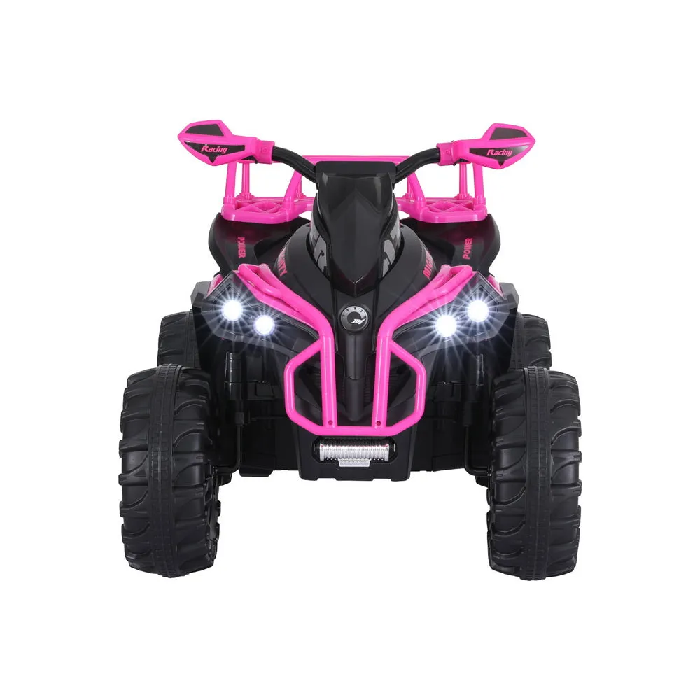 Kids Ride On Car ATV Quad Motorbike Storage Rack Electric Toys 12V - Pink