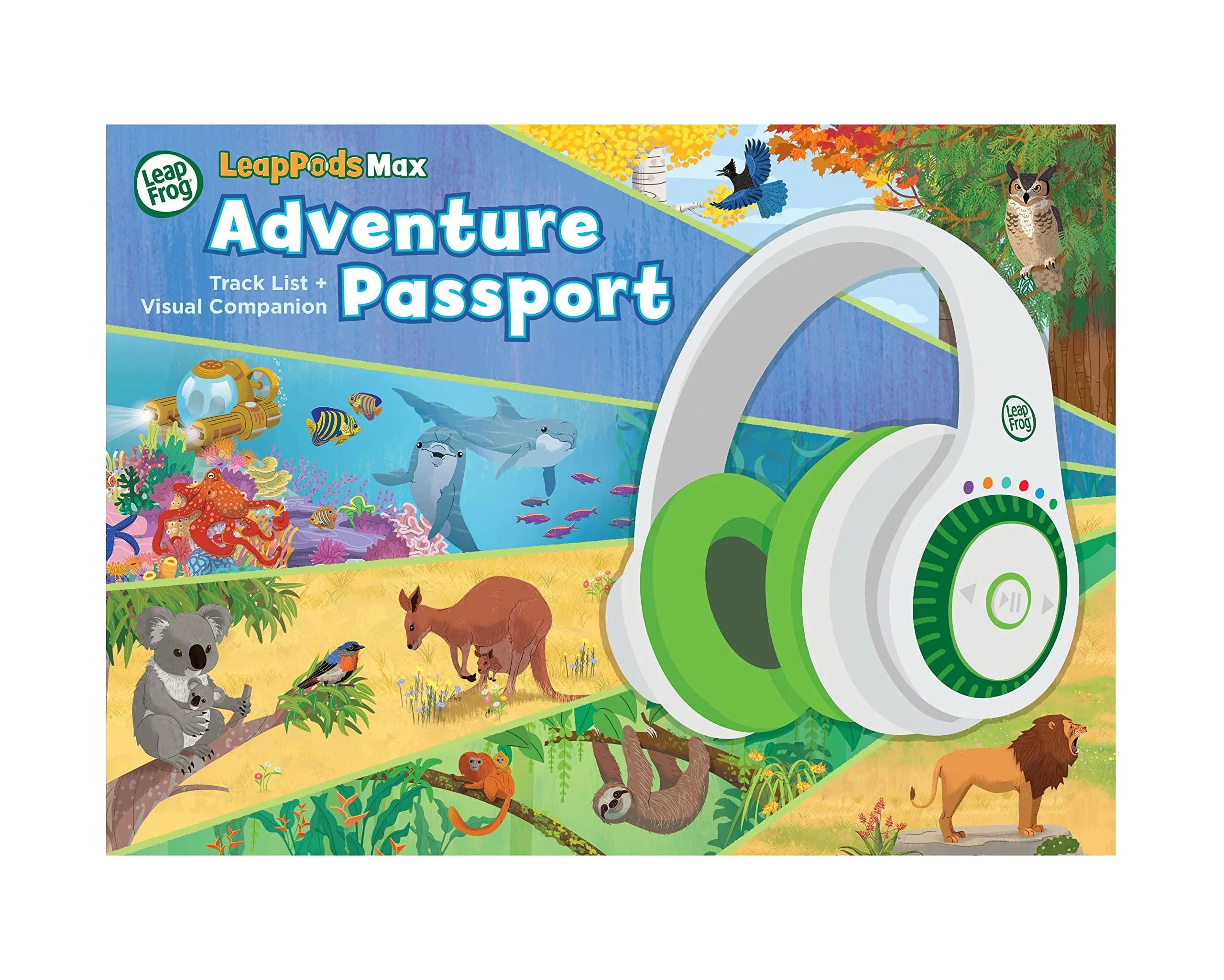 LeapFrog LeapPods Max | Immersive Wireless Over-Ear Headphones for Kids | Suitable for Boys & Girls 4, 5, 6, 7, 8 Years