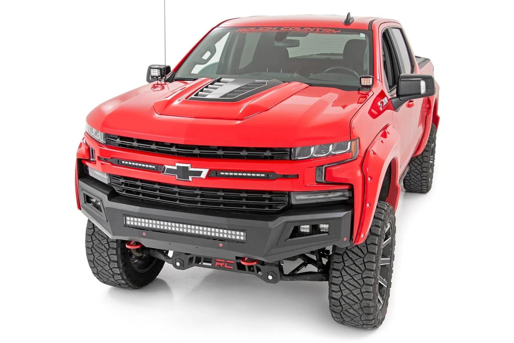 LED Light | Ditch Mount | 3" OSRAM | Wide | Chevy Silverado 1500 | 2019-2022