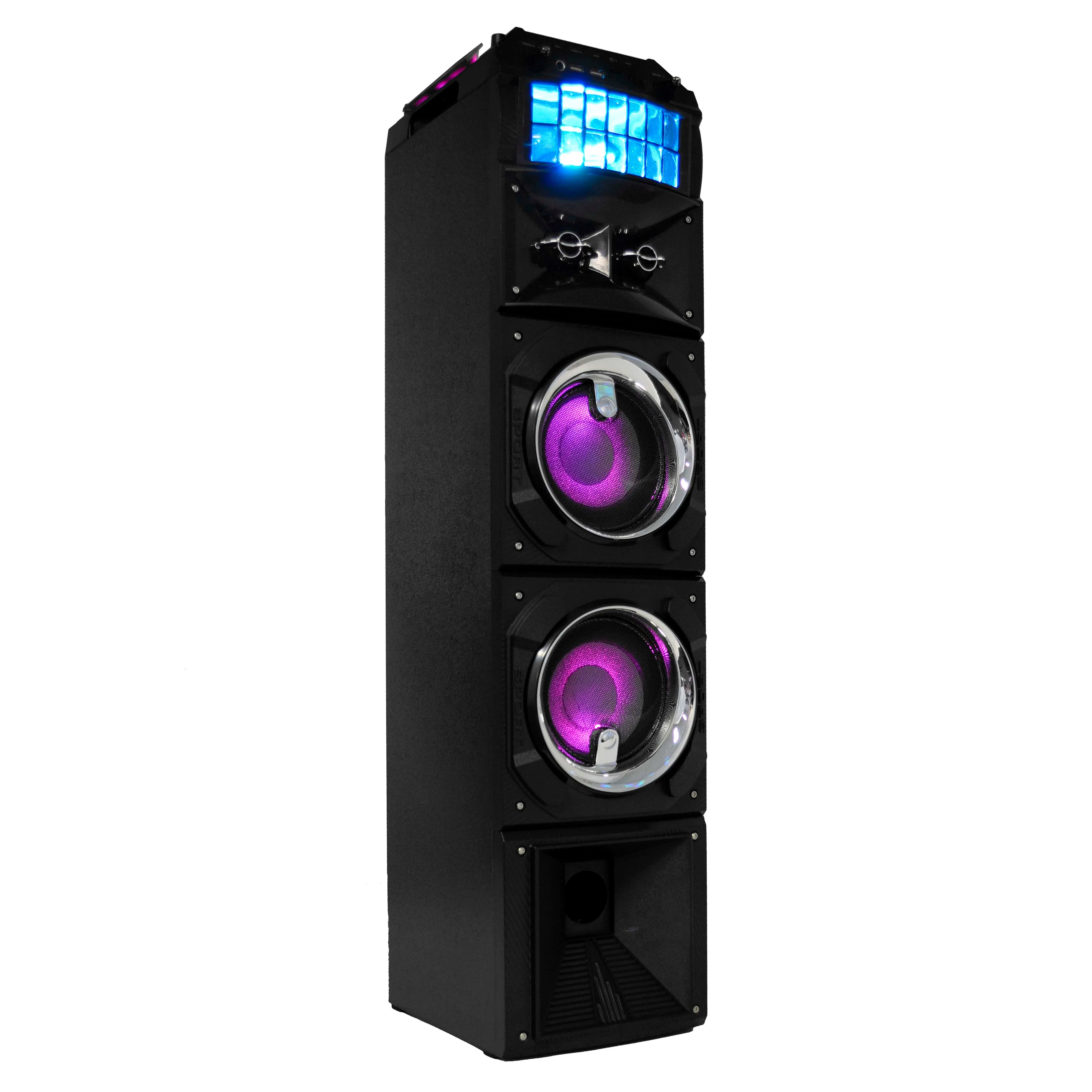 LED Stage Lights Portable Speaker with 80W RMS