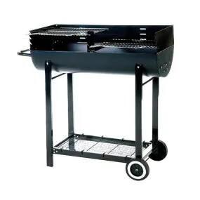 Lifestyle Half Barrel Drum Charcoal BBQ