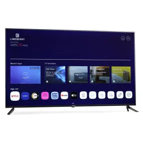 LIMEBERRY 55 inch 4k Smart QLED Led TV Full Ultra HD Display with Magic air Voice Search Remote Black, LB551NSW