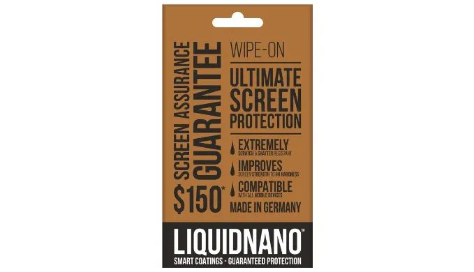 LIQUIDNANO Ultimate Screen Protection   $150-$350 Screen Replacement Warranty - Ships Next Day!