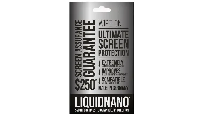 LIQUIDNANO Ultimate Screen Protection   $150-$350 Screen Replacement Warranty - Ships Next Day!