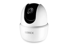 Lorex 1080p Full HD Smart Indoor Wi-Fi Pan-Tilt Security Camera - Open Box