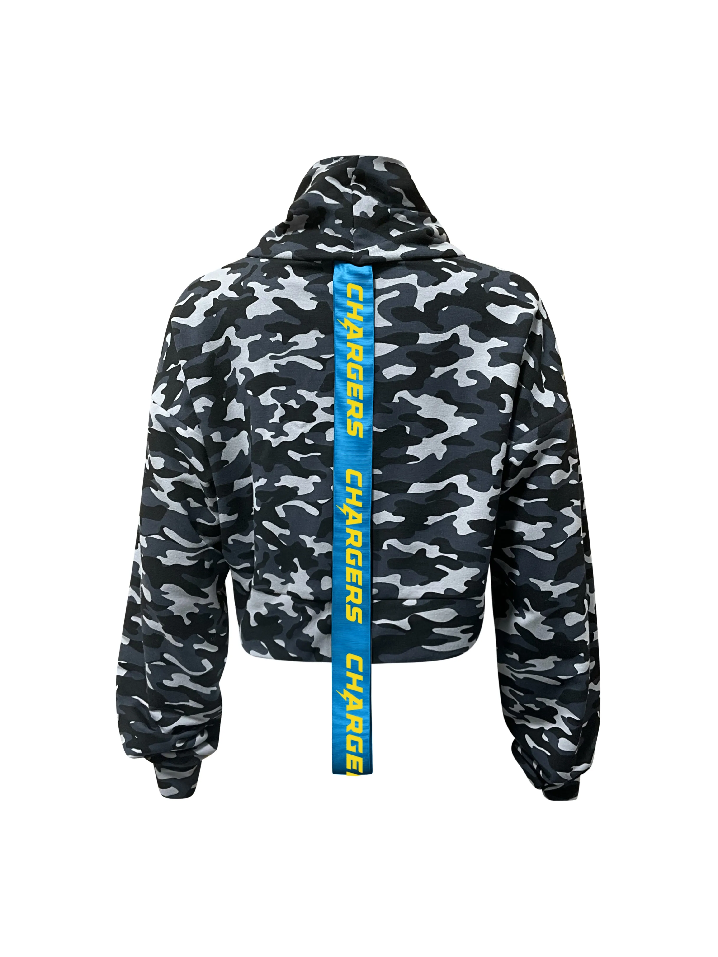 Los Angeles Chargers Crop Camo Sweatshirt