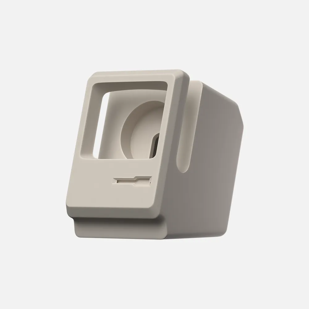 Macintosh Apple Watch Stand - Beige