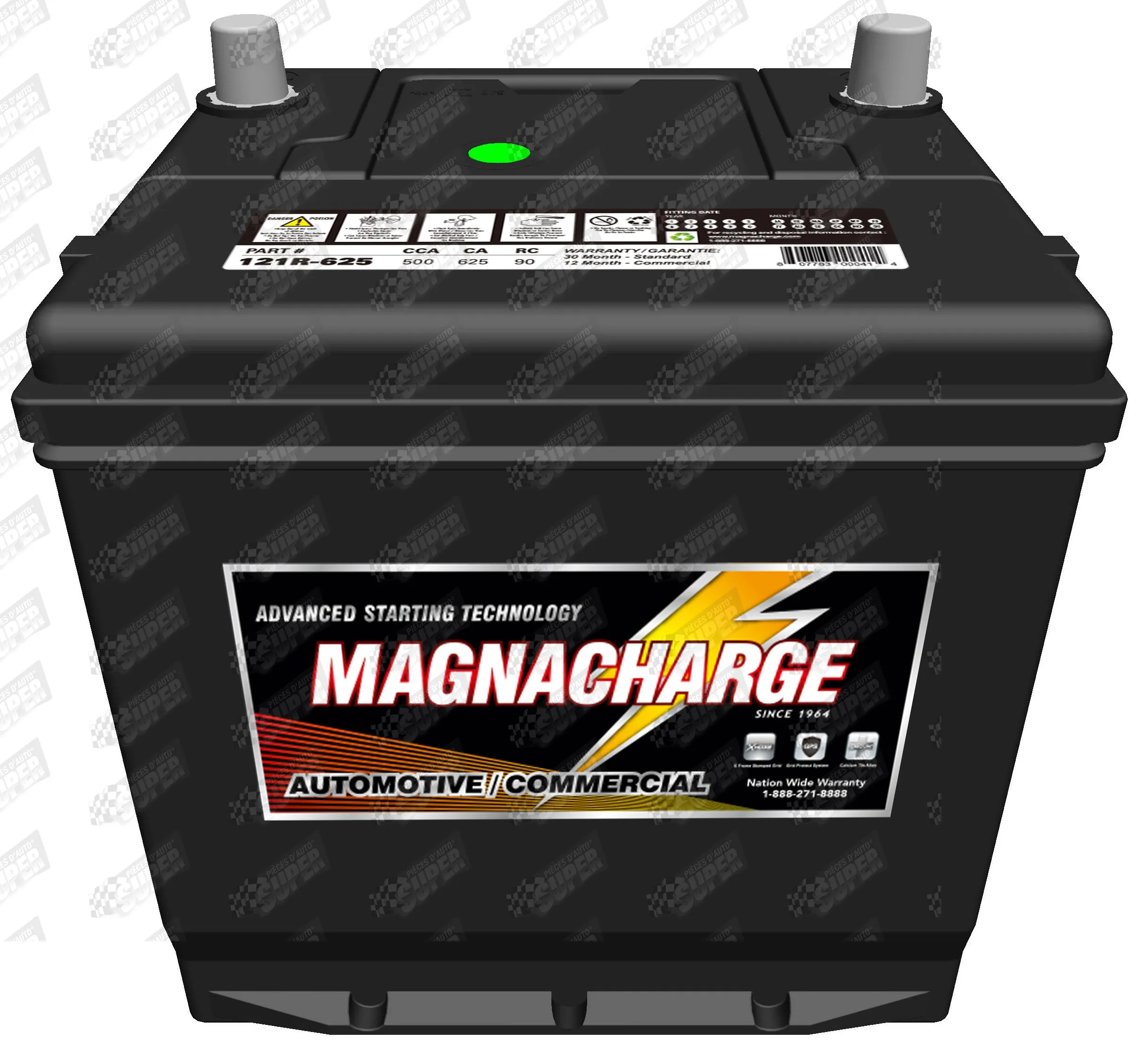 Magnacharge battery