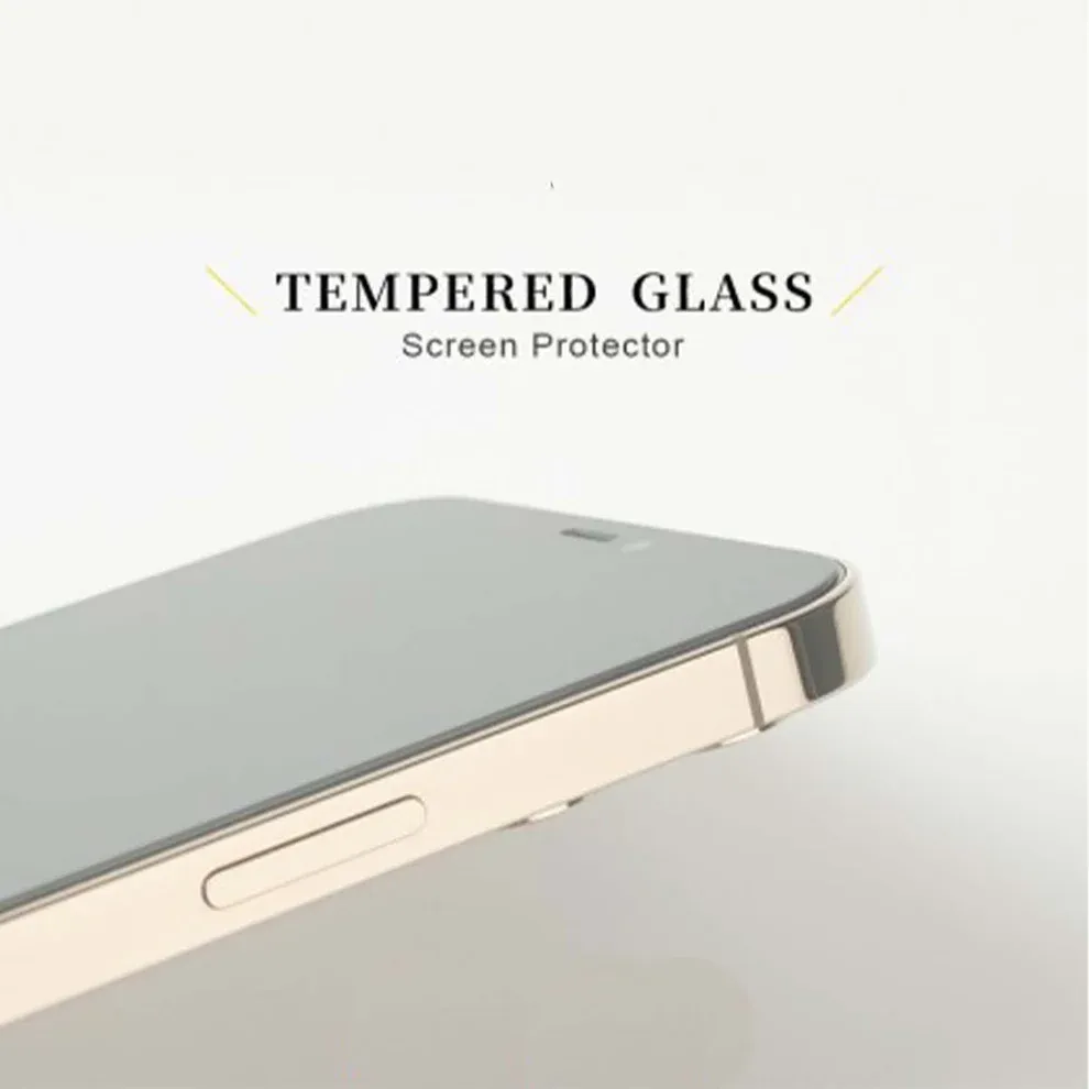 (Markdown) Hoda 0.33mm Full Coverage Tempered Glass Screen Protector for iPhone 13 & iPhone 14 Series - Clear