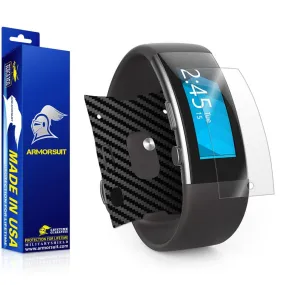 Microsoft Band 2 Screen Protector   Black Carbon Fiber Skin