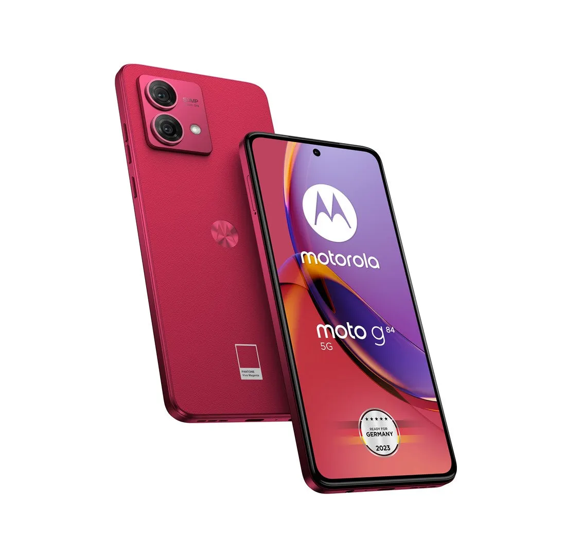 Motorola Moto G84 Paym0009pl Smartphone 16.6 Cm (6.55") Dual Sim Android 13 5G Usb Type-C 12 Gb 256 Gb 5000 Mah Magenta