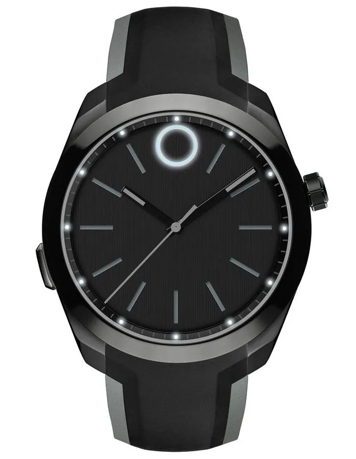 Movado Bold Motion Mens Bluetooth Watch - Black Strap - White LED Indicator