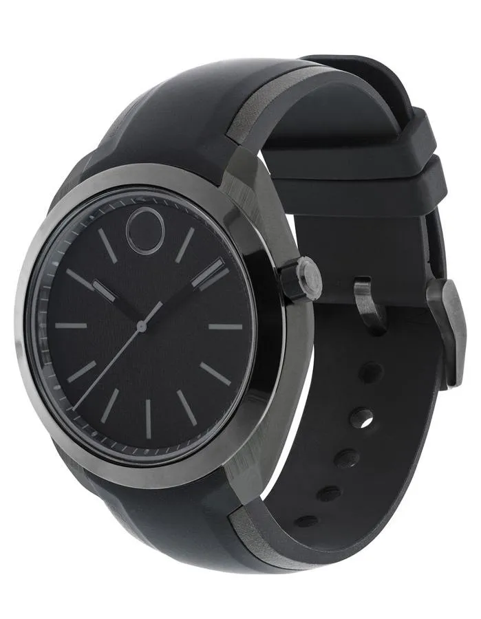 Movado Bold Motion Mens Bluetooth Watch - Black Strap - White LED Indicator