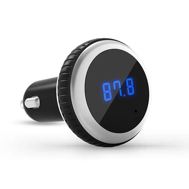 MP3 Bluetooth  FM Transmitter With Remote Control Wireless Audio Player - Hands-Free LCD Screen w/ TF Slot