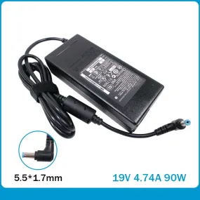 new 19V 4.74A 5.5*1.7mm 90W For acer AC Adapter Power Supply Laptop Charger  ADP-90AB ADP-90CD DB A46C M50 X43B S5 W7 F25