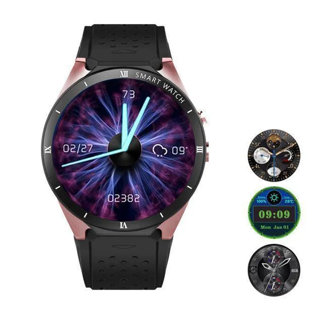 New Luxury Smart Phone Watch 2MP Camera SIM Card Support 3G WIFI GPS Android 7.0 Smartwatch Heart Rate Monitor