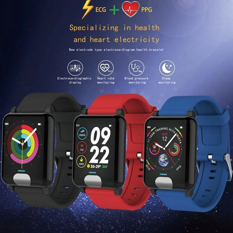 New Waterproof Smart Watch Blood Pressure Measurement Fitness Tracker GPS Smartwatch Bracelet For iPhone Android