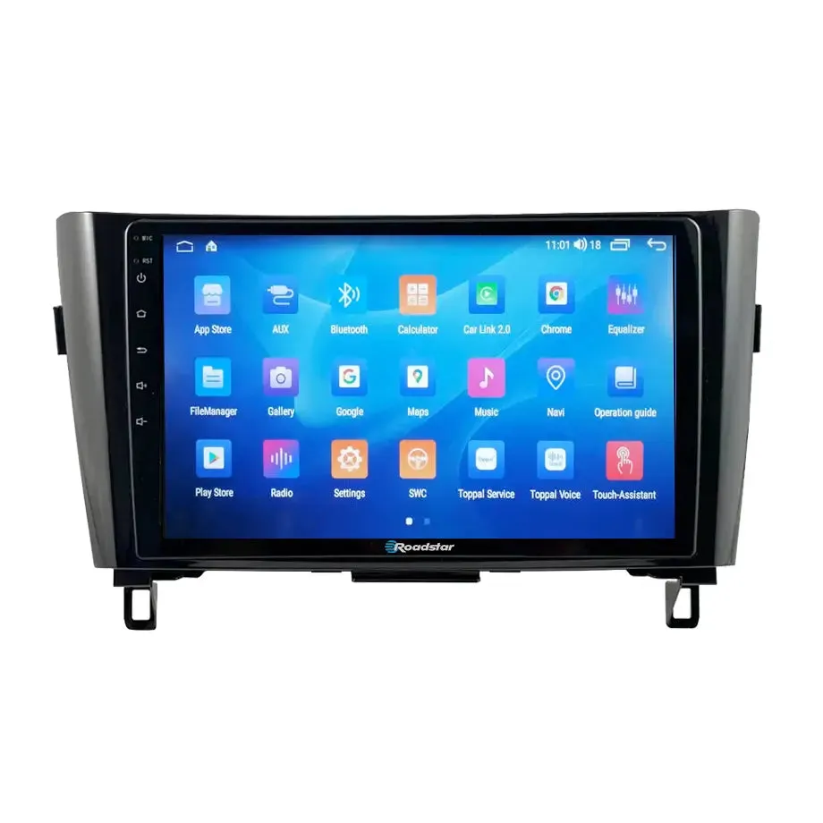 Nissan Qashqai (15-On) - 10.1 Inch Roadstar Android Entertainment & GPS System With Voice Command