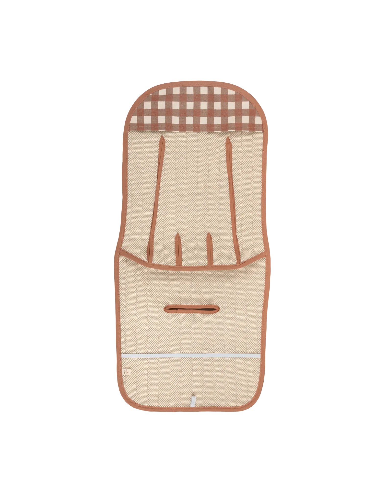 Nobodinoz Universal Buggy Inlay | Terracotta checks