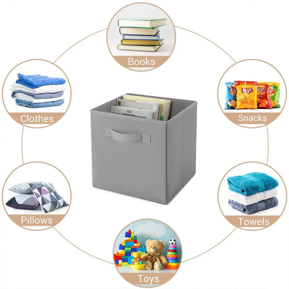 Non-covered Clothes & Toys Storage Box (26.5*26.5*28 cm)