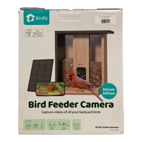 *Open Box* Birdfy Eco-Friendly Bird Feeder with Camera & Solar Power Panel