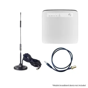 Optus 4G LTE WiFi Router (Huawei E5186) Magnetic Base Mobile Antenna Booster