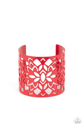 Paparazzi Bracelet ~ Hacienda Hotspot - Red