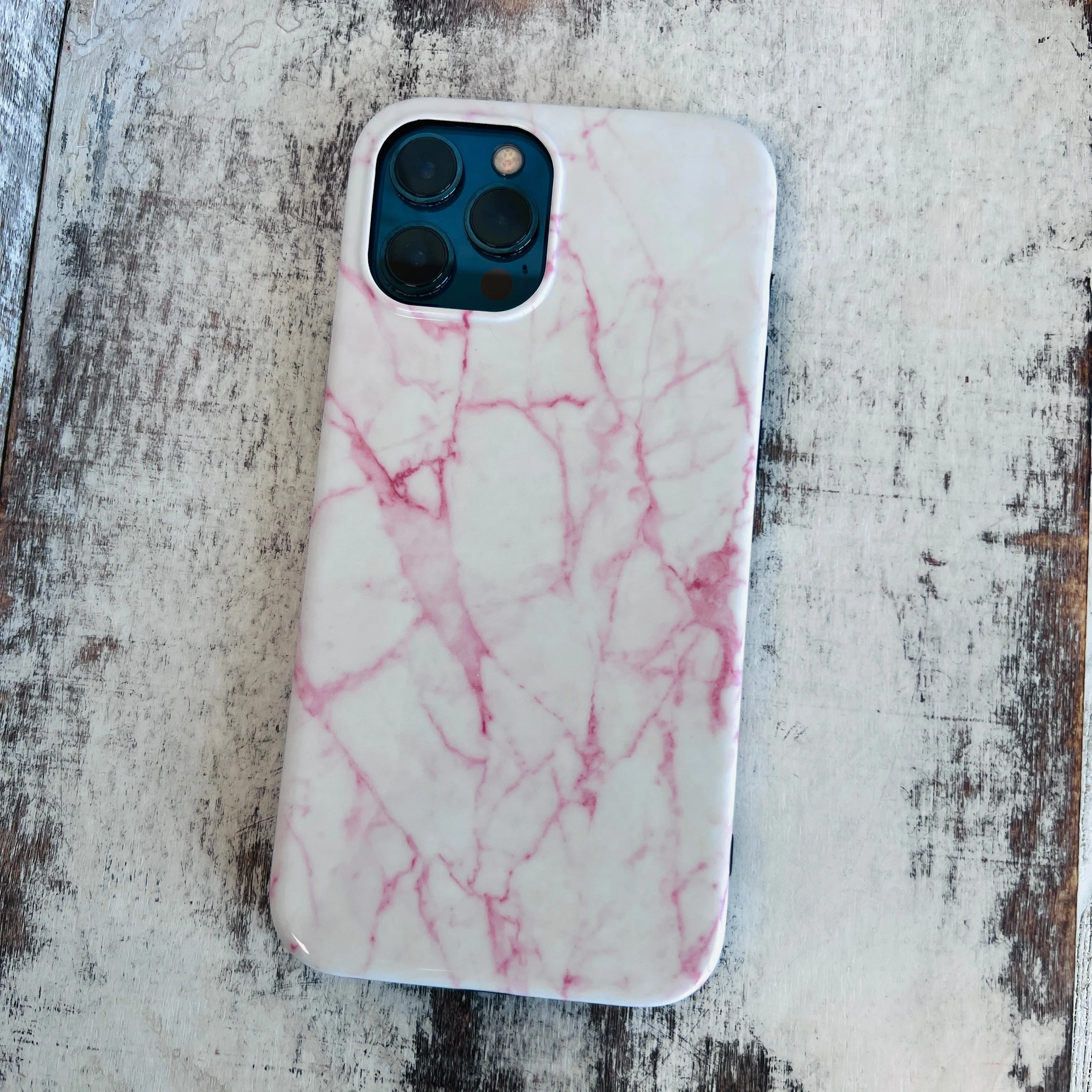 Pink Marble Case For iPhone