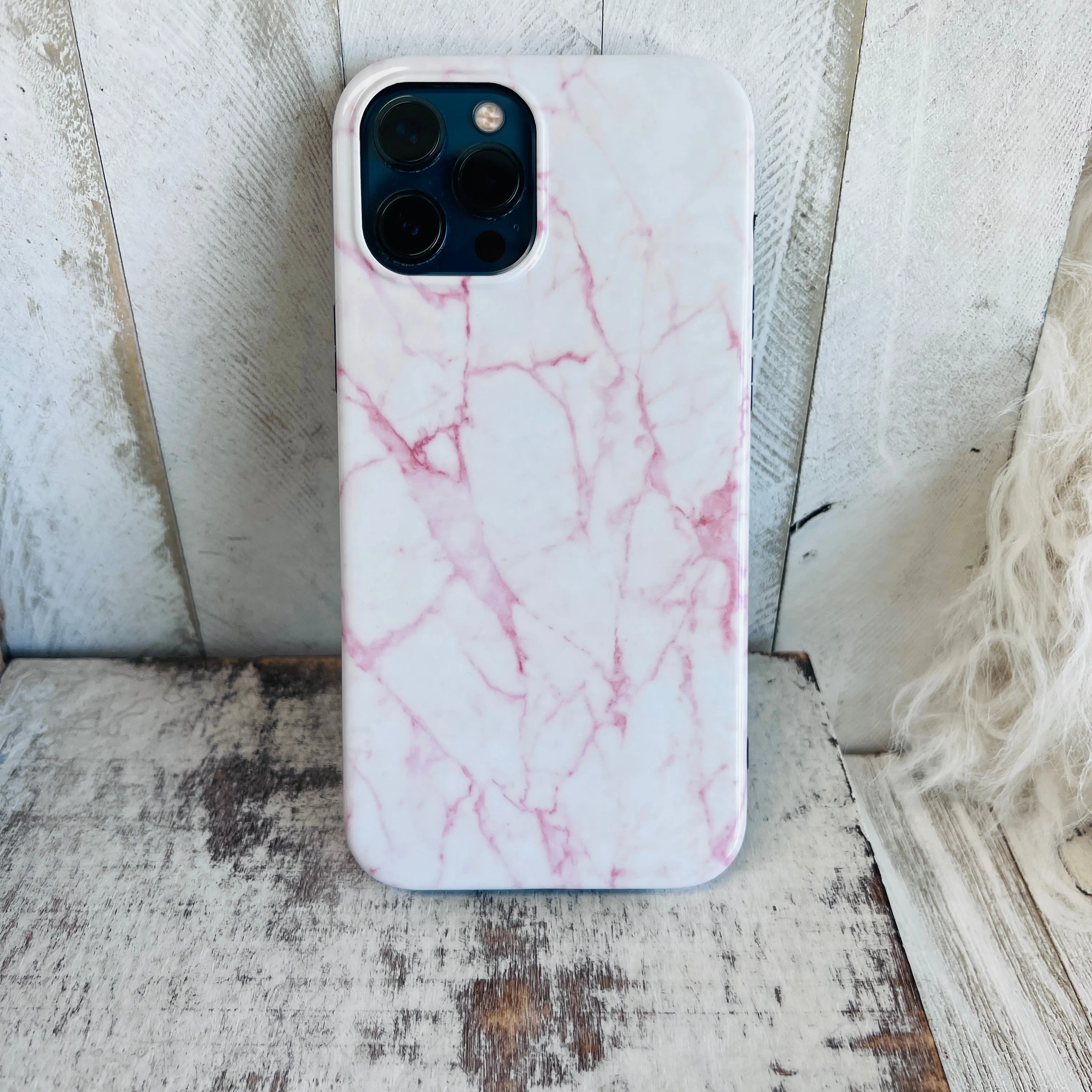 Pink Marble Case For iPhone