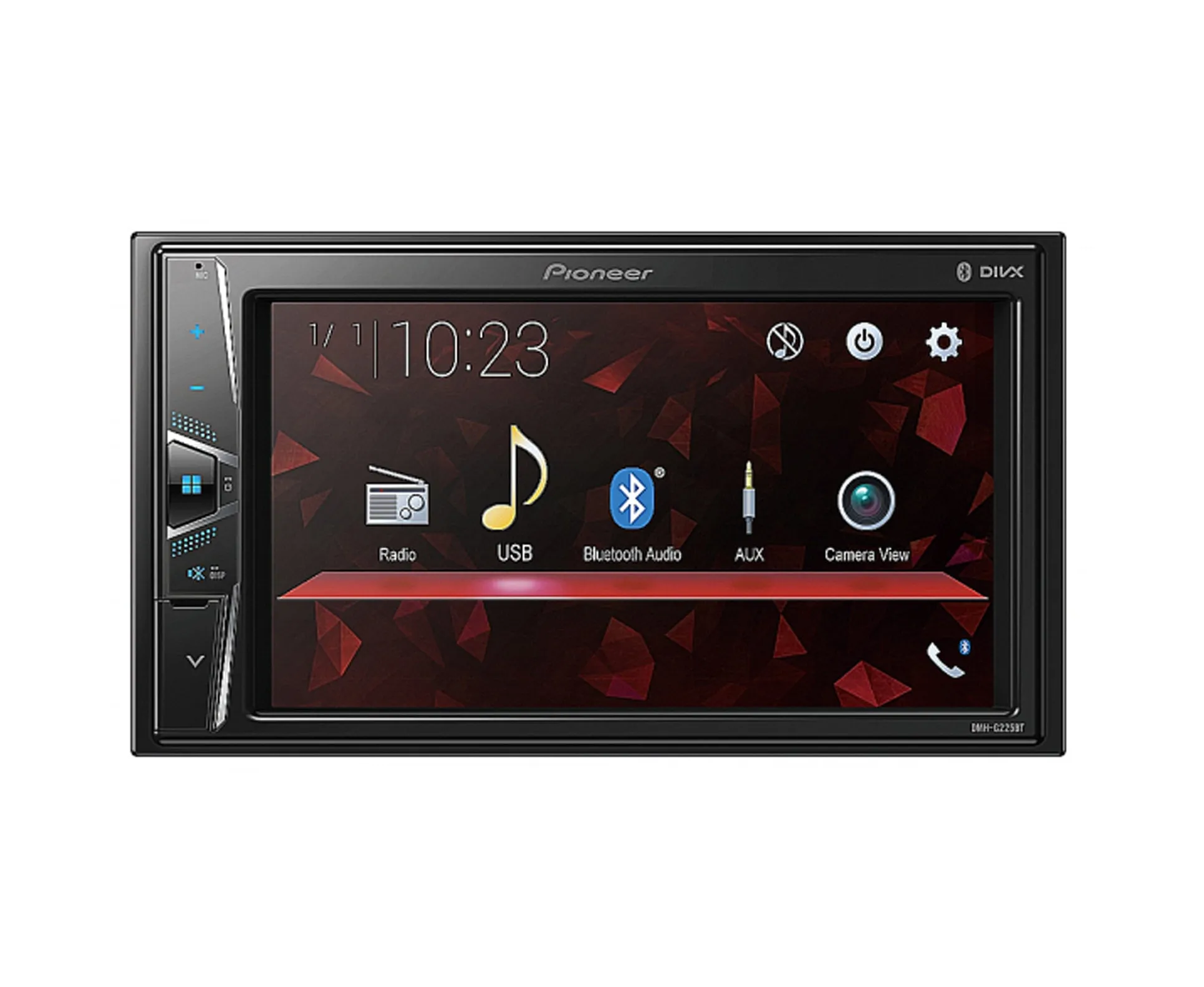 Pioneer DMH-G225BT Double Din 6.2″ AV Receiver with Bluetooth   Free Camera